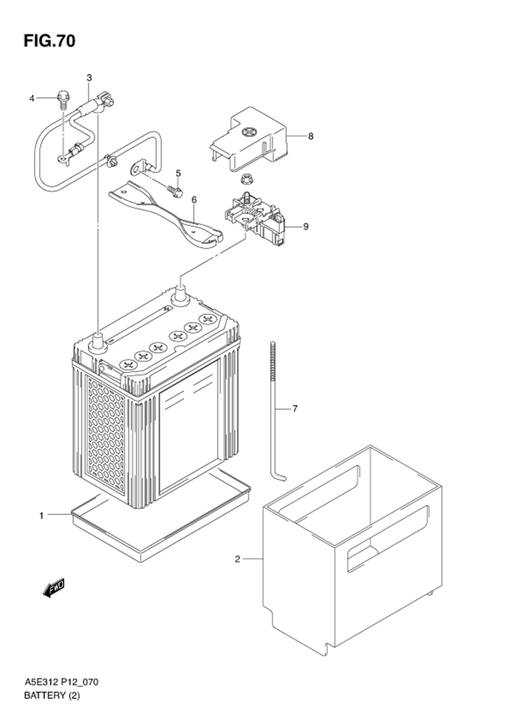FIG.70 BATTERY (TYPE 2)