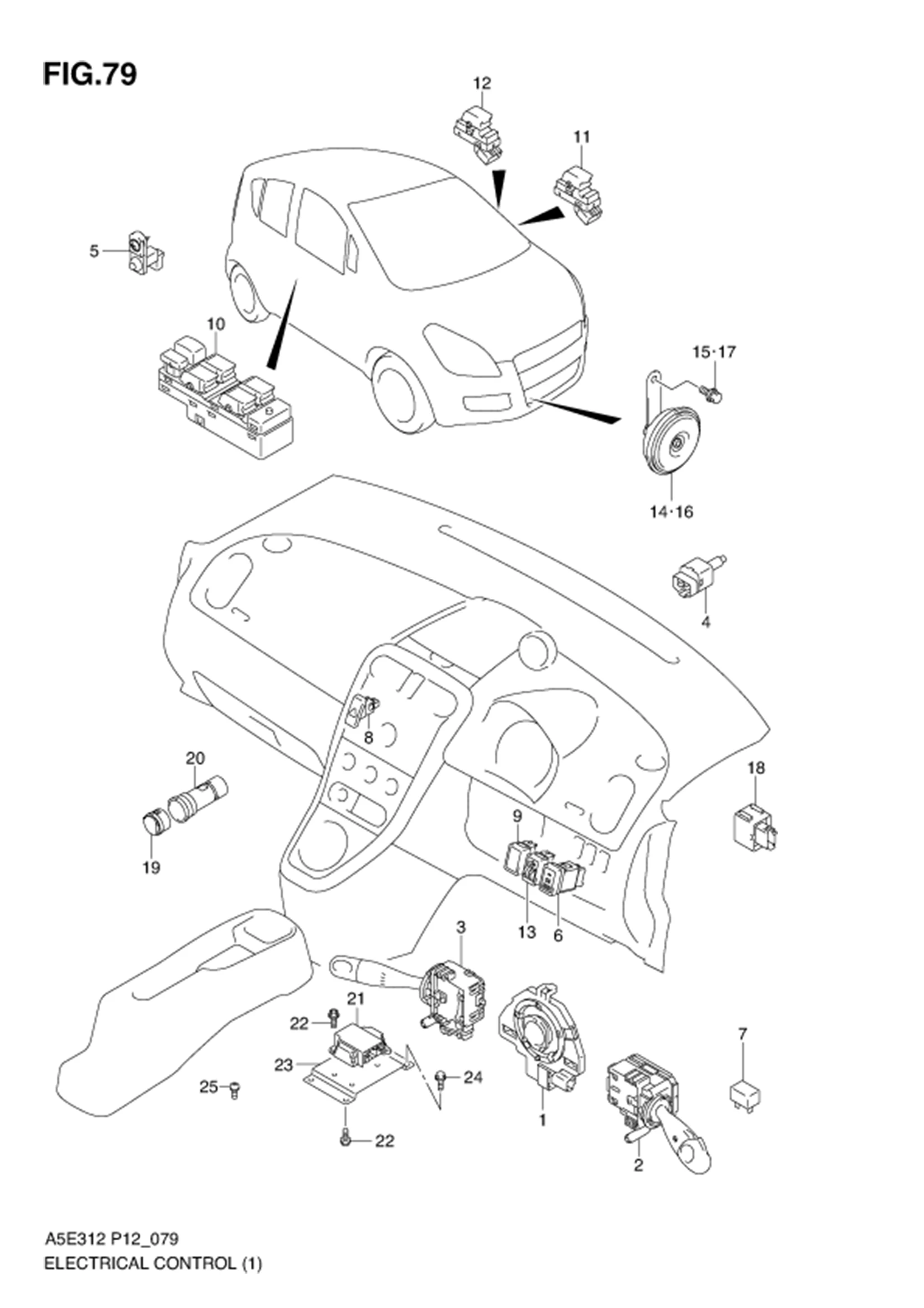 FIG.79 ELECTRICAL CONTROL (TYPE 1)