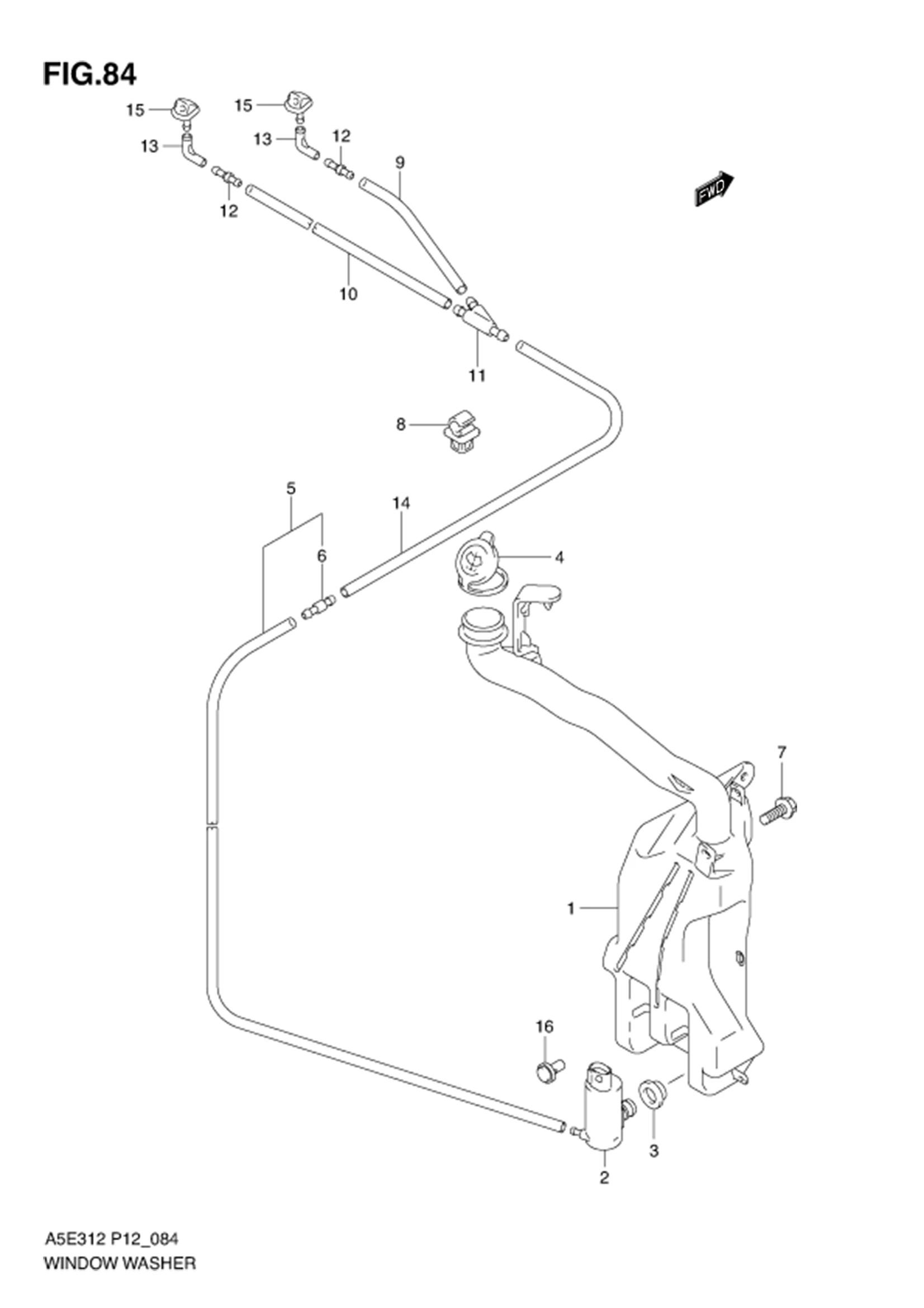 FIG.84 WINDOW WASHER
