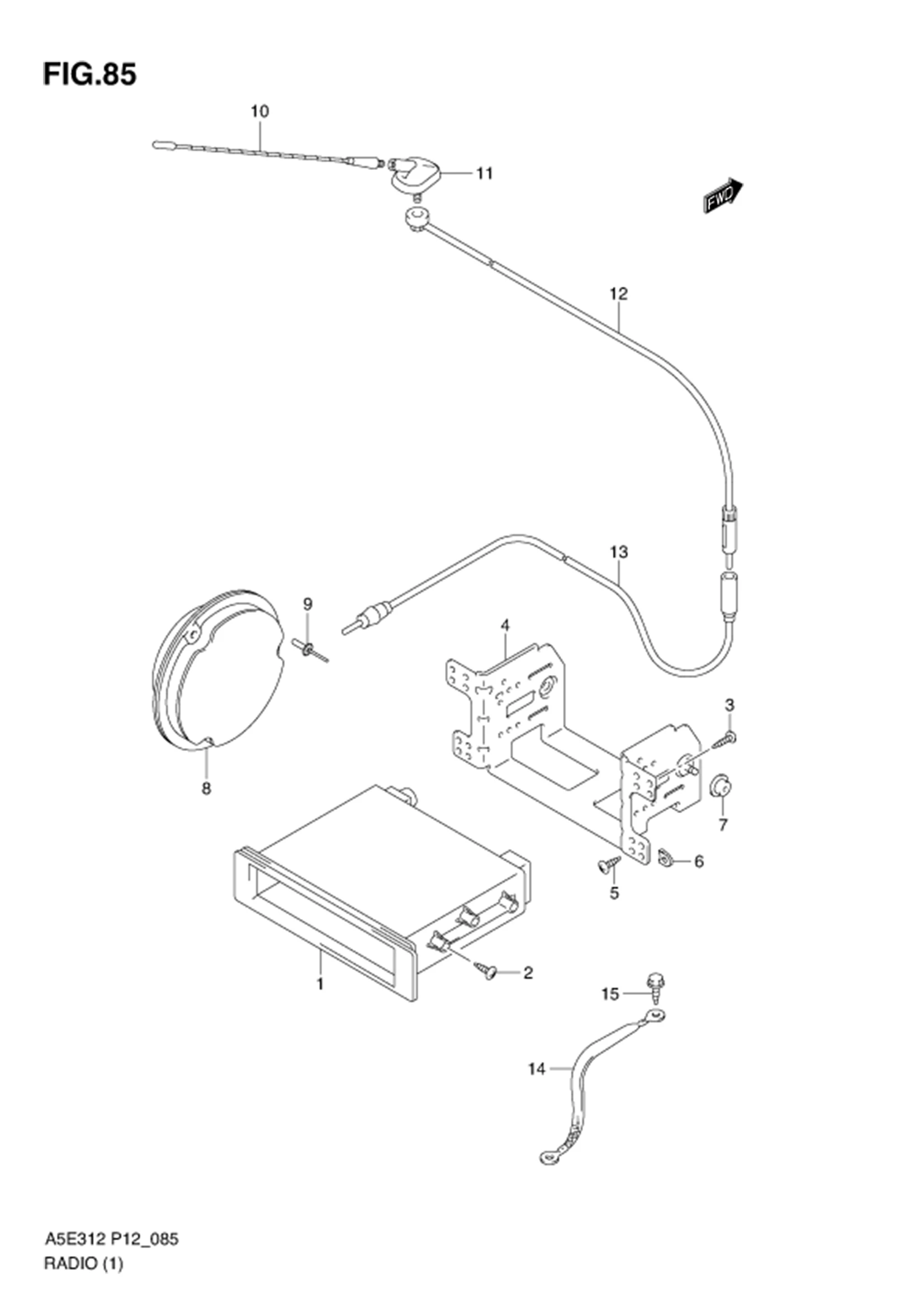 FIG.85 RADIO (TYPE 1)