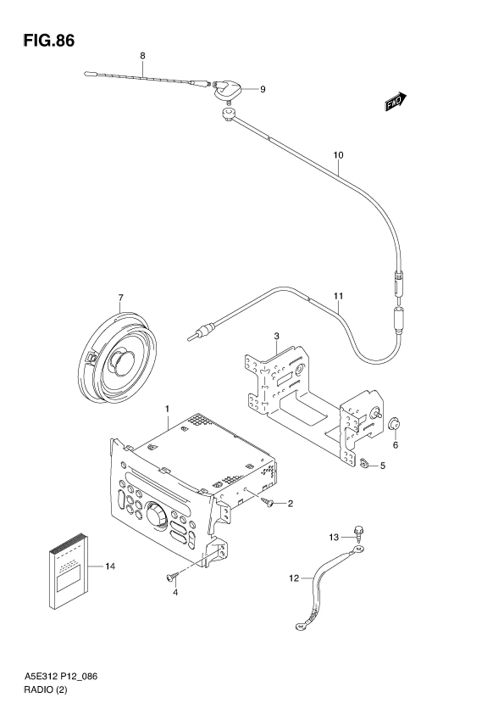 FIG.86 RADIO (TYPE 2)