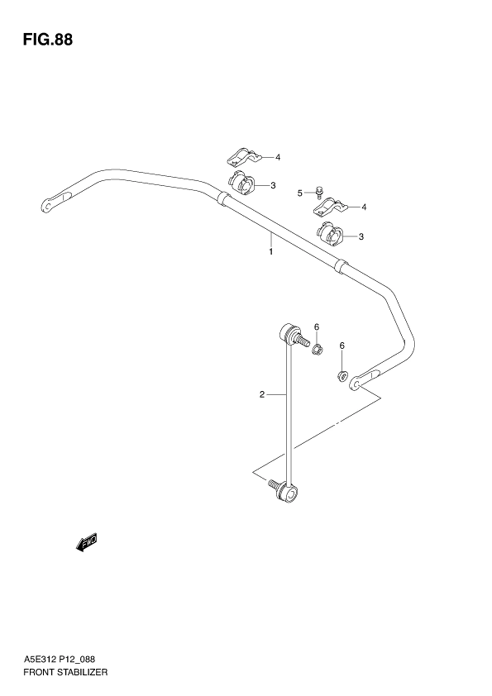 FIG.88 FRONT STABILIZER