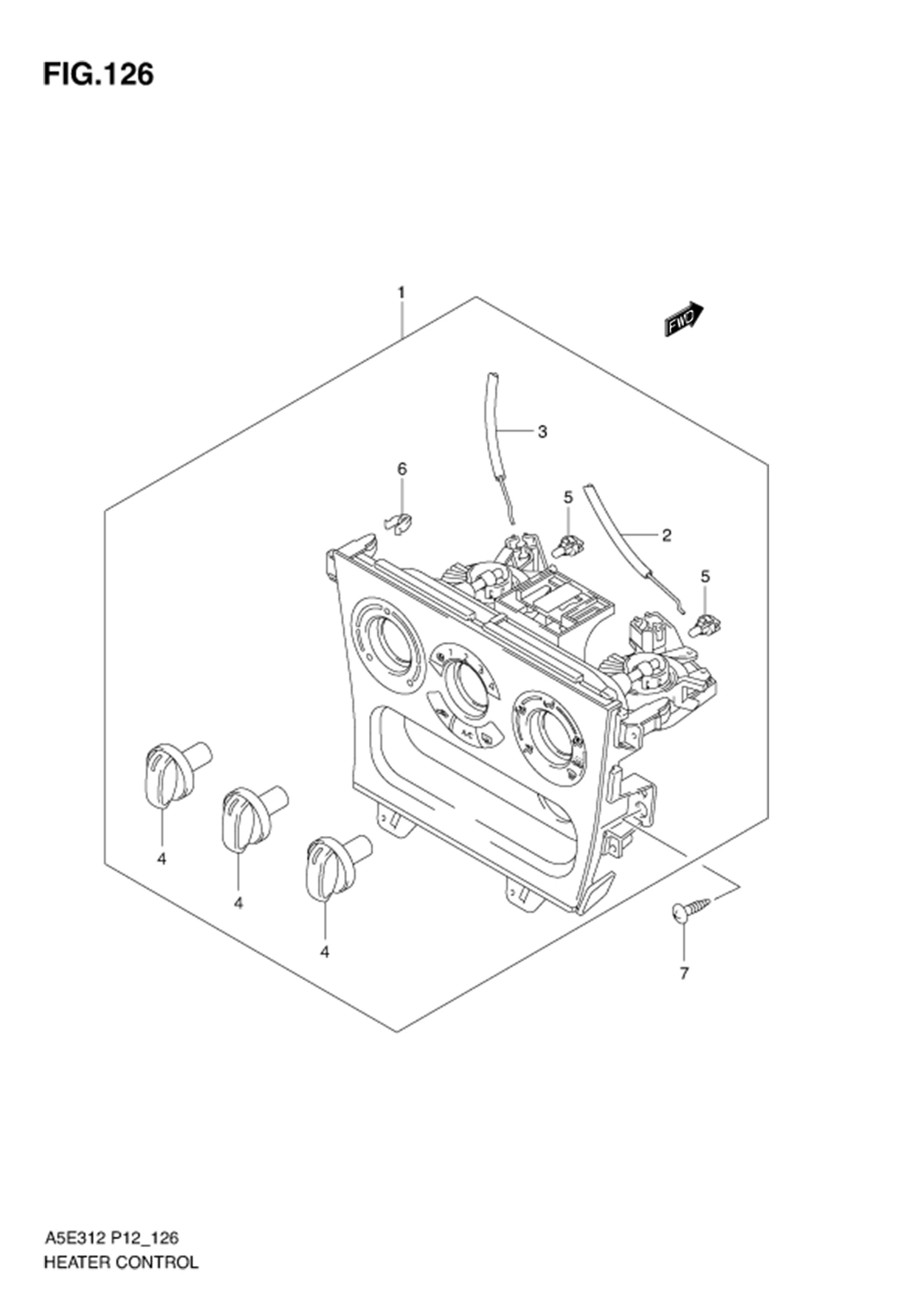 FIG.126 HEATER CONTROL