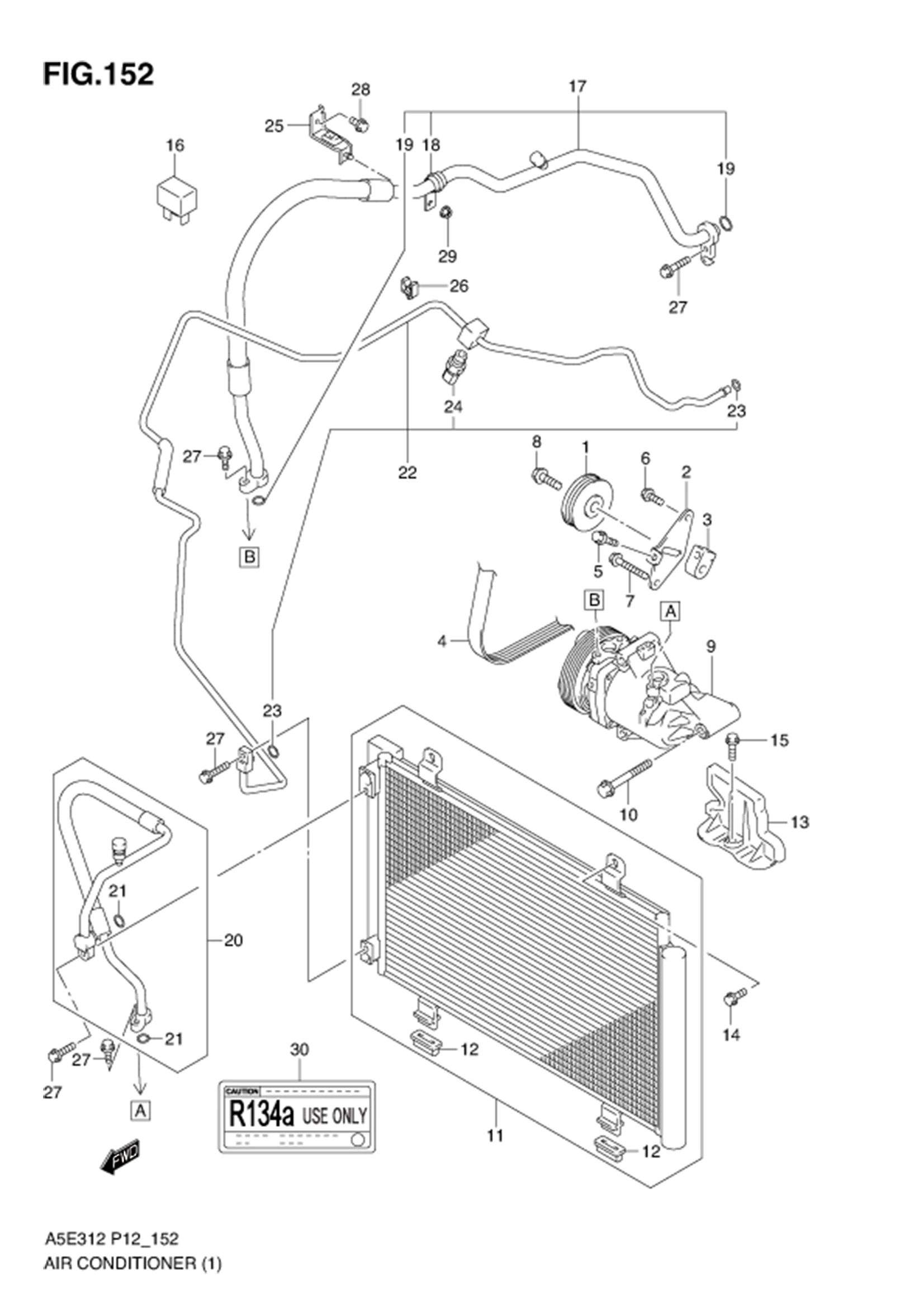 FIG.152 AIR CONDITIONER (TYPE 1)