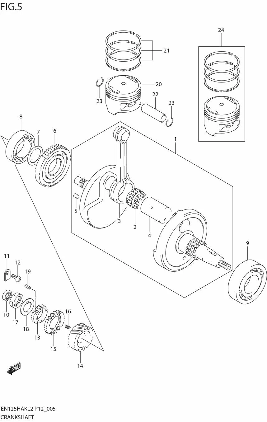 FIG.5 CRANKSHAFT