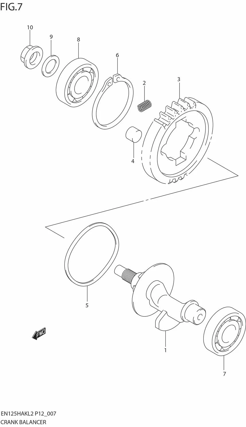 FIG.7 CRANK BALANCER