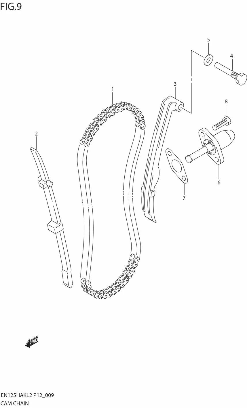 FIG.9 CAMCHAIN