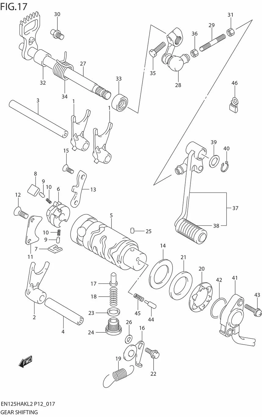 FIG.17 GEAR SHIFTING