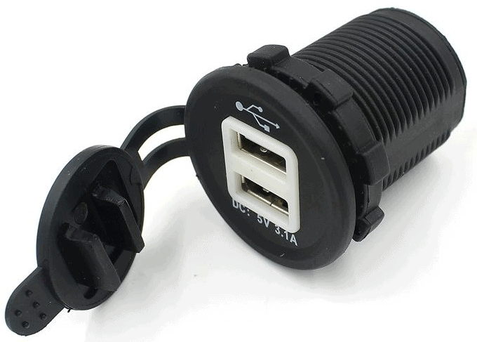 Soket USB Charger Di Motor Terkena Air Jangan Panik Ini Tipsnya