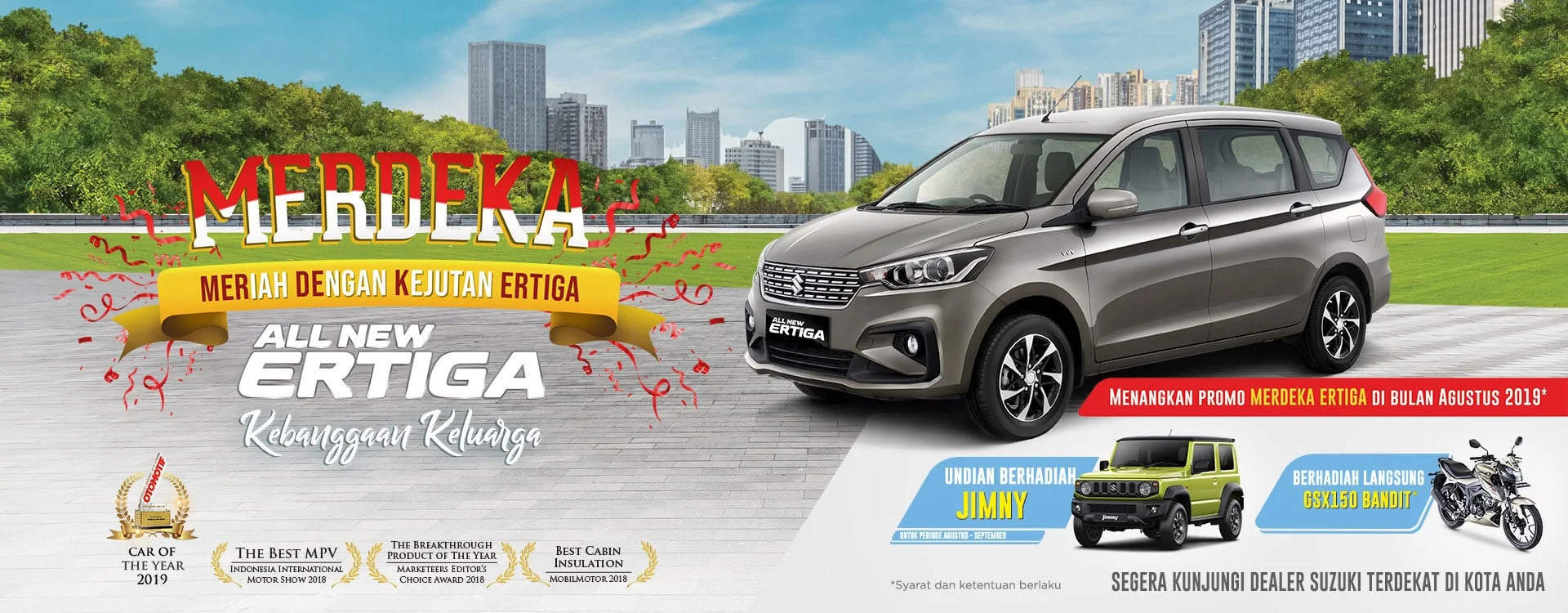 Agustusan Ala Suzuki Beli All New Ertiga Berhadiah Jimny