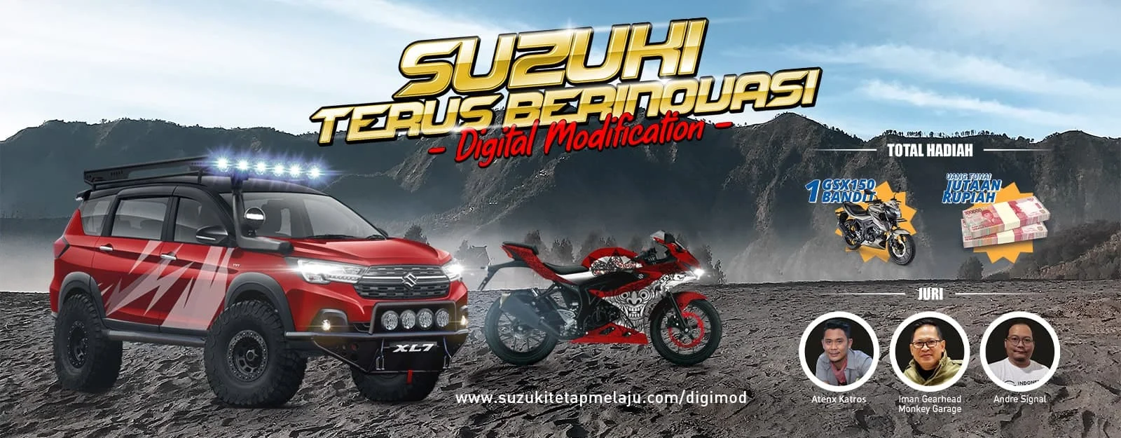 Berhadiah Sepeda Motor Dan Uang Tunai Jutaan Rupiah Suzuki Gelar Kontes Modifikasi Digital Suzuki Terus Berinovasi