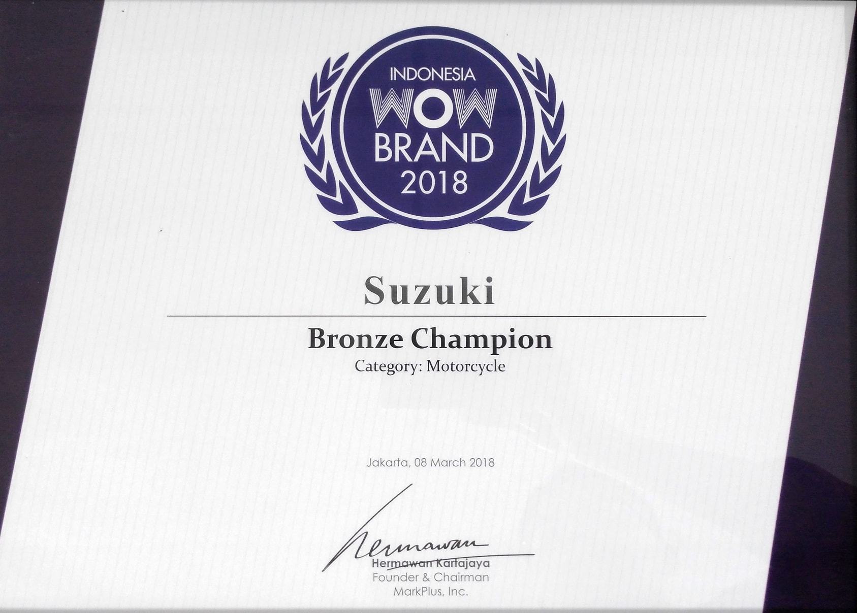 Dafae Suzuki Raih Wow Brand Award 2018 (1)