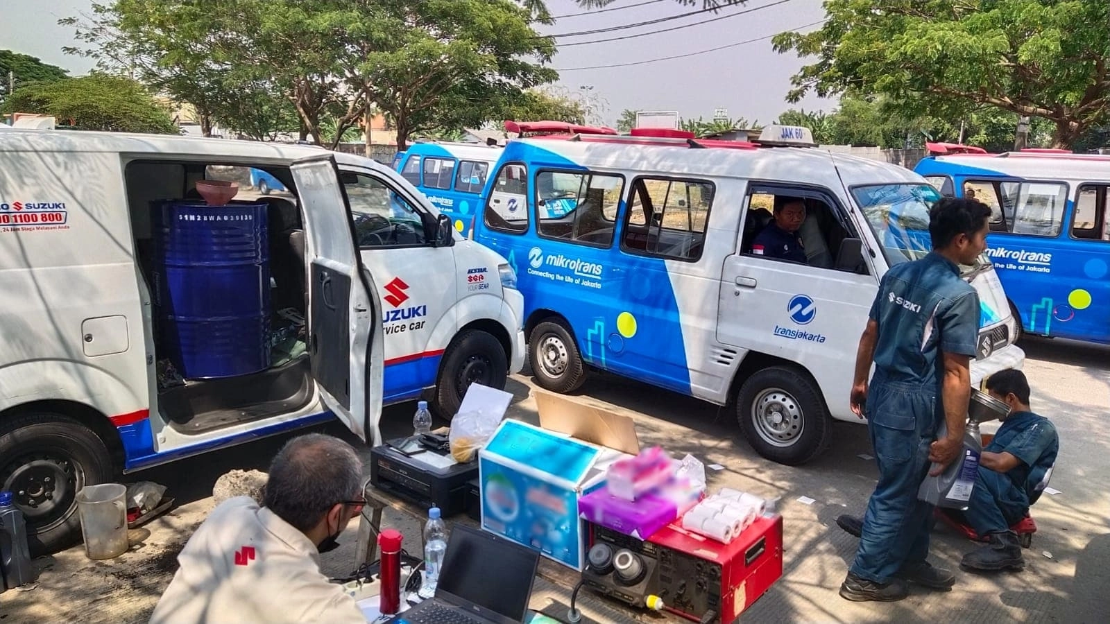Dukung Perawatan Transportasi Umum Bagi Kenyamanan Publik Suzuki Gelar Service Gratis Kepada Pelanggan Fleet Mikrotrans