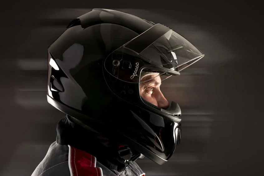 Flat Visor Di Helm