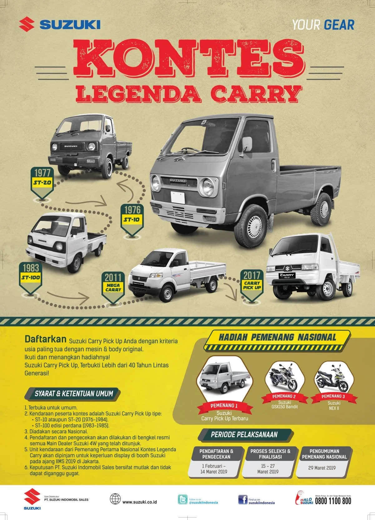 Kontes Legenda Carry Ajang Mencari Carry Pick Up Paling Lawas Dan Original