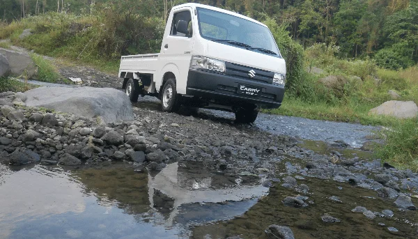 New Carry Pick Up Mantap Taklukkan Medan Kaliurang Dengan Jurus Ilmu Thumb