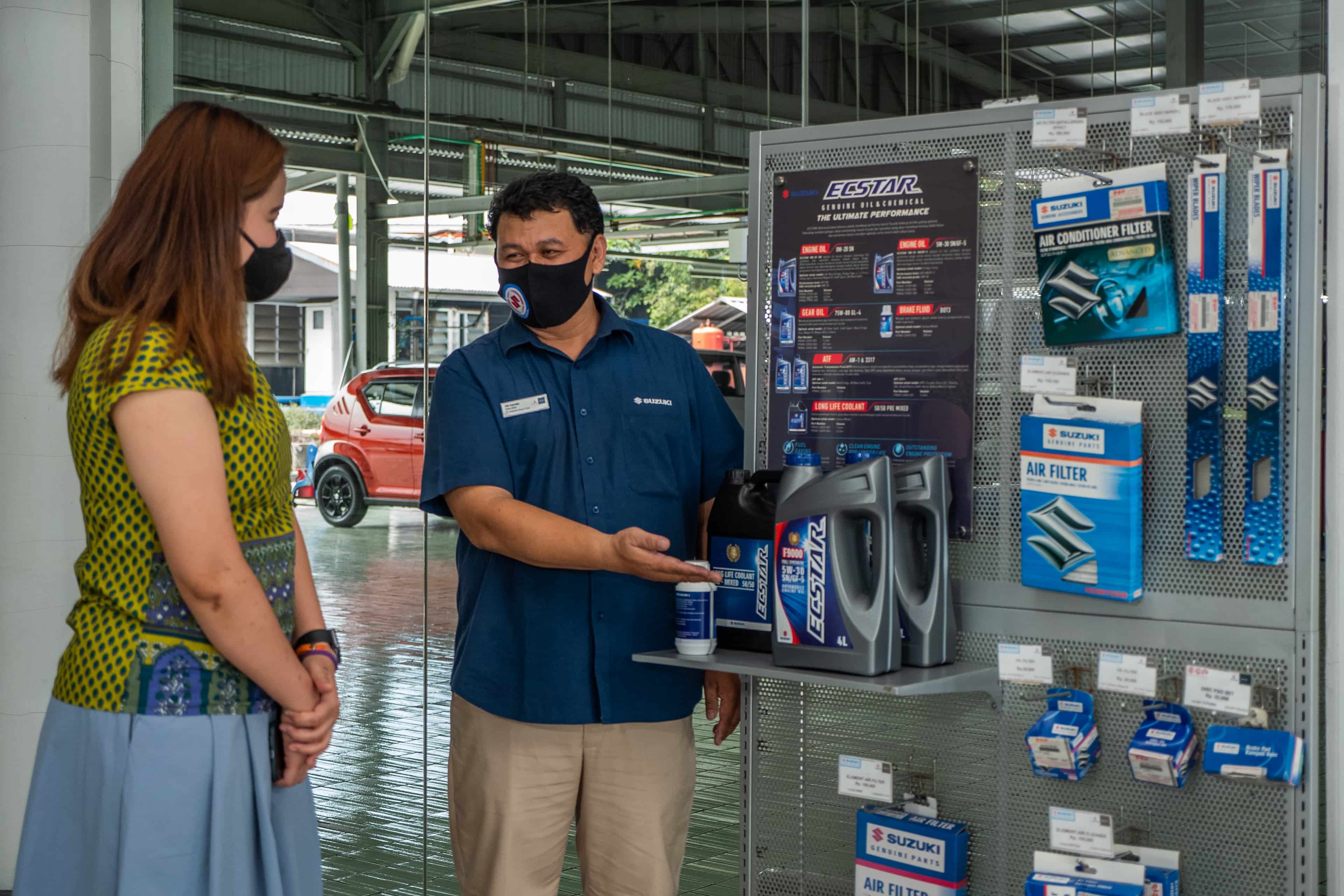 Penjualan Suku Cadang Suzuki Lampaui Target