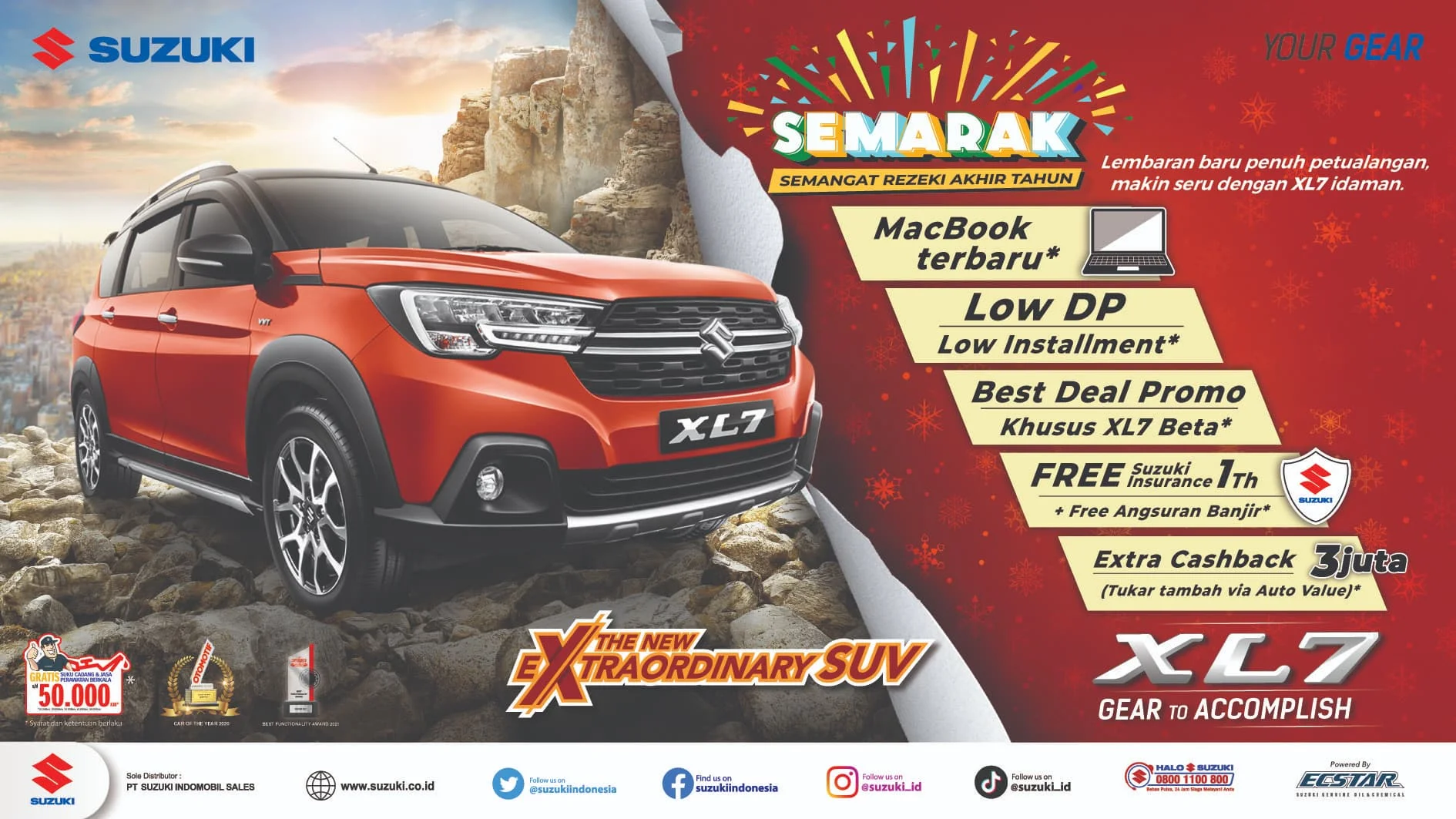 Program Semarak Suzuki Tawarkan Promo Pembelian Mobil Dengan Total Hadiah Puluhan Juta Rupiah