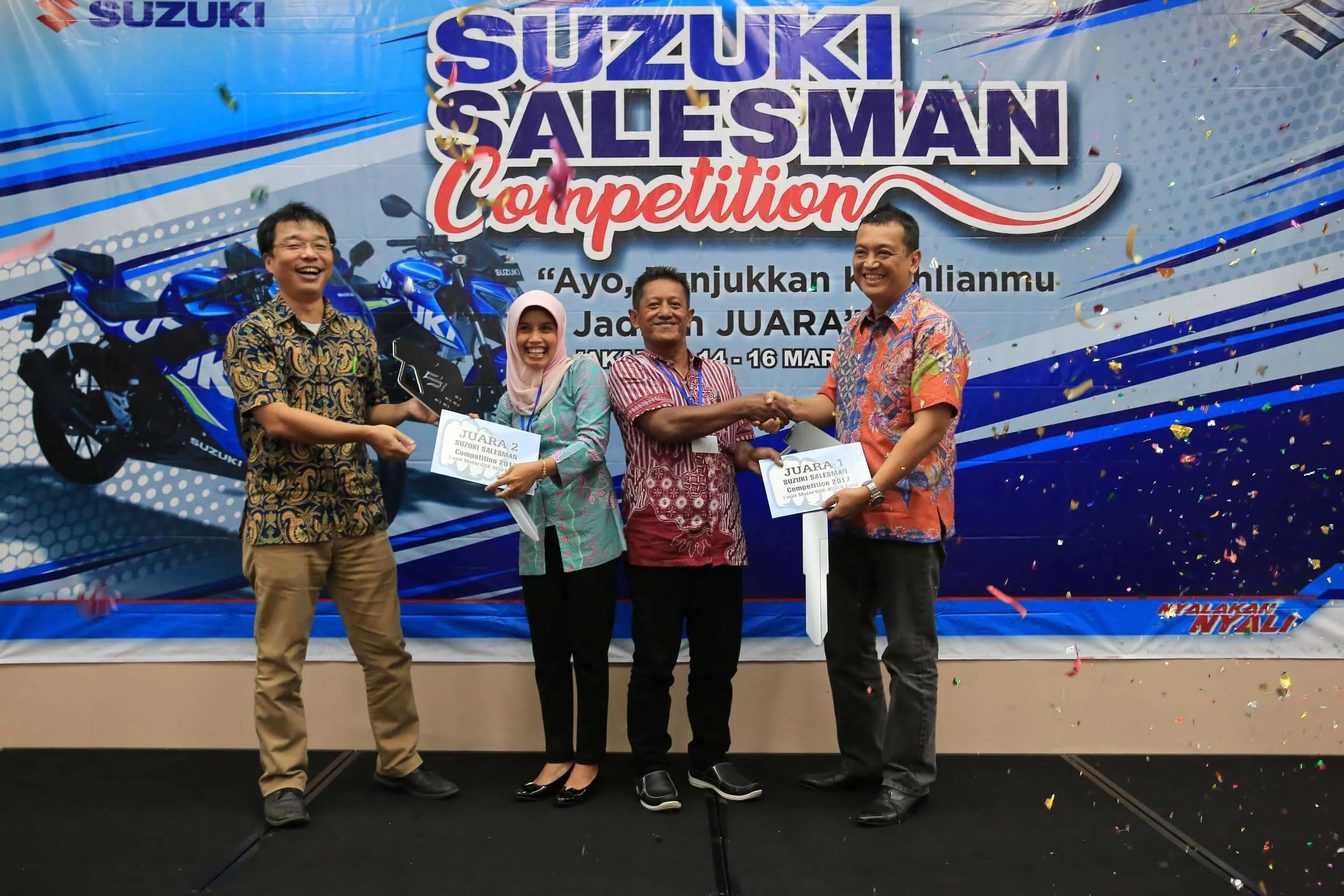 Salesman Competition 2018 Juara 1 Dan Juara 2