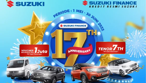 Suzuki Finance Indonesia Berikan Promo Spesial Dalam Rangka Suzuki Finance 17th Anniversary Thumb